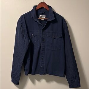 Jack & Jones Core comfort fit button up jacket Mens sz xxl GUC